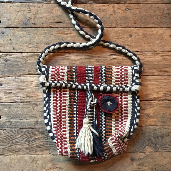 Artisinal Ethnic Tribal Woven Crossbody - Picture 1 of 4